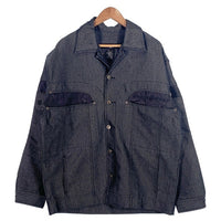 ROCAWEAR ロカウェア ブラックデニム 切替 トラッカージャケット ブラック Size L 福生店