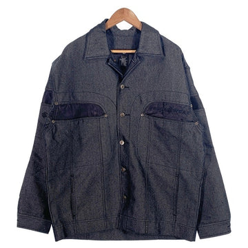ROCAWEAR ロカウェア ブラックデニム 切替 トラッカージャケット ブラック Size L 福生店