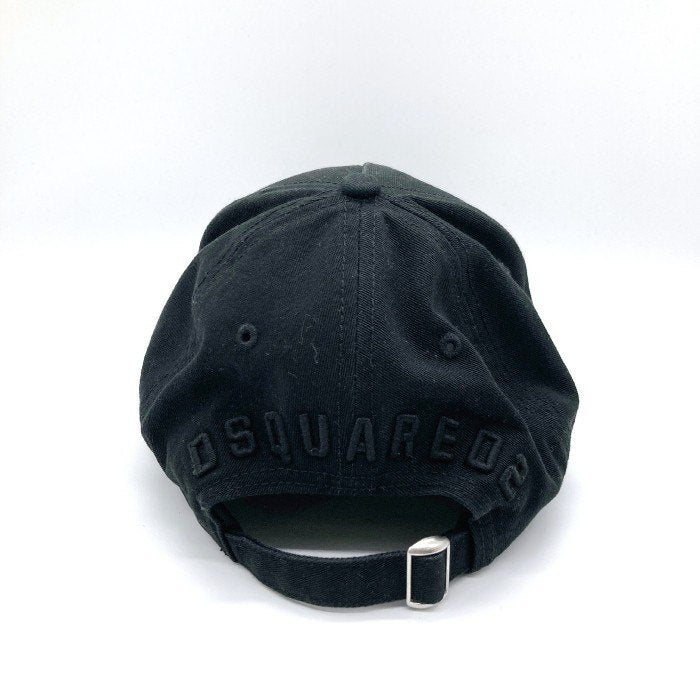 DSQUARED2 ディースクエアード ICON ダメージ加工 キャップ ブラック size- 瑞穂店