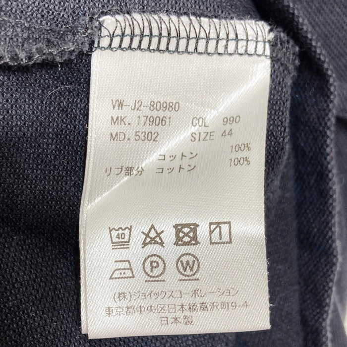 Vivienne Westwood MAN ヴィヴィアンウェストウッドマン オーブ刺繡 鹿の子 ポロシャツ ブラック Size 44 瑞穂店