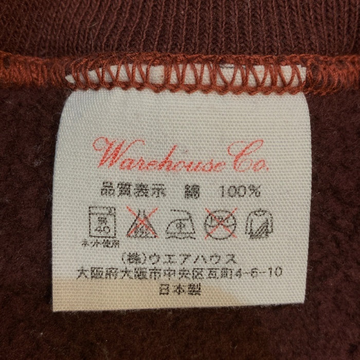 WAREHOUSE ウエアハウス ダックディガー プルオーバースウェットパーカー ボルドー セパレートポケット Size 40 福生店