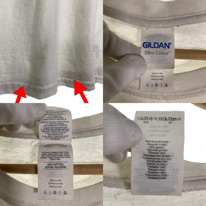 00`s BETTY BOOP ベティー・ブープ プリントTシャツ ホワイト GILDAN2枚タグ 1996コピーライト Size L 福生店