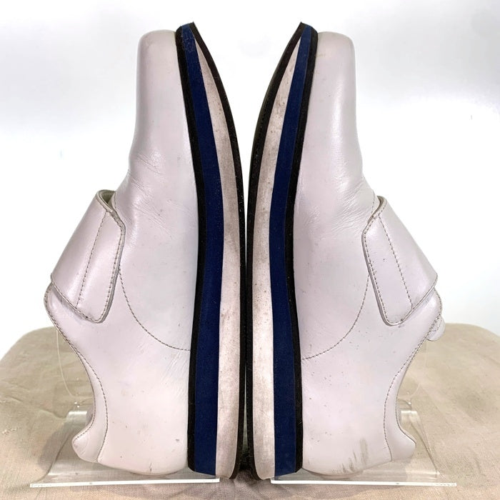 PRADA SPORT プラダスポーツ ベルクロ レザースリッポン スニーカー ホワイト 40 2351 Size 7 (25.5-26cm相当) 福生店