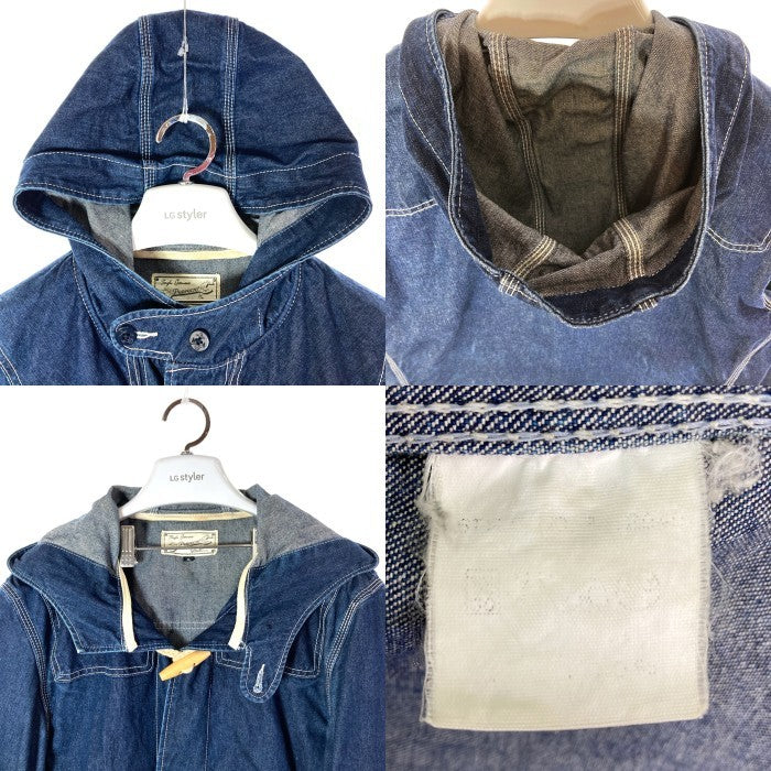 Schott ショット デニム ダッフルコート インディゴ sizeXL 瑞穂店