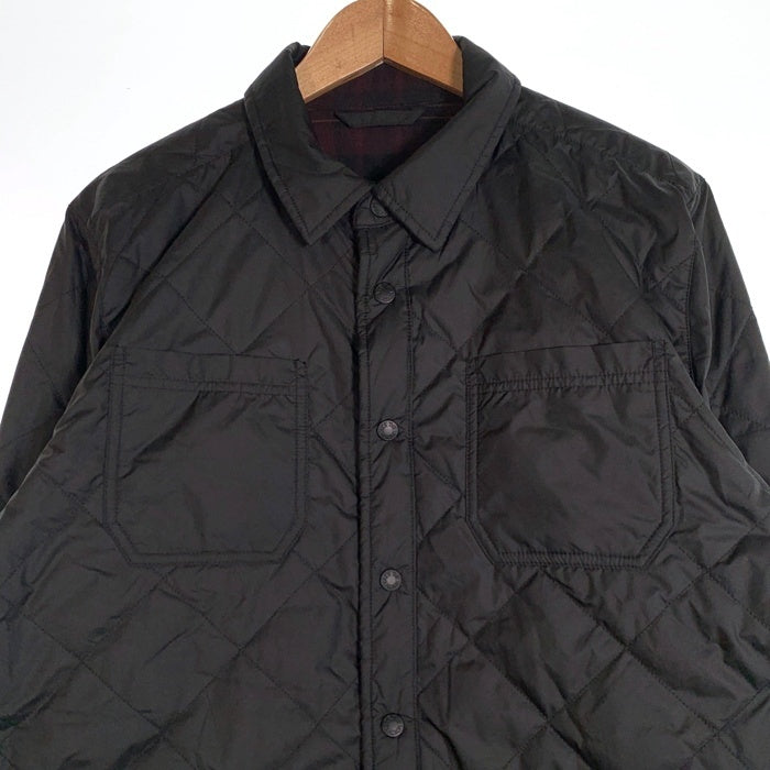 THE NORTH FACE ノースフェイス Fort Point Insulated Flannel リバーシブル キルティング フランネル ジャケット ブラック チェック スナップボタン NF0A3LZH Size M 福生店