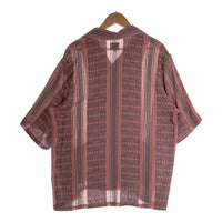 Needles ニードルズ CABANA SHIRT コットン オープンカラーシャツ 半袖 ピンク MR242 Size L 福生店