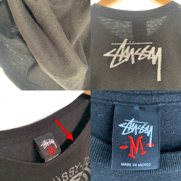 00's STUSSY ステューシー ROC STAR ロックスター 半袖 Tシャツ メキシコ製 Size M 福生店