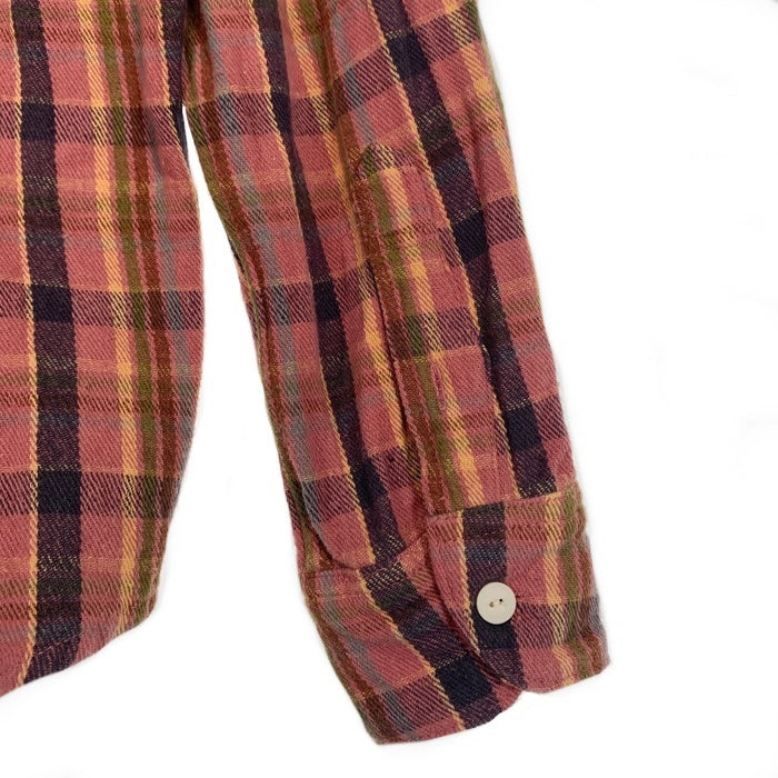 TMT ティーエムティー Heavy flannel Check Shirts ヘビーフランネルチェックシャツ レッド TSH-F2310 Size XL 福生店