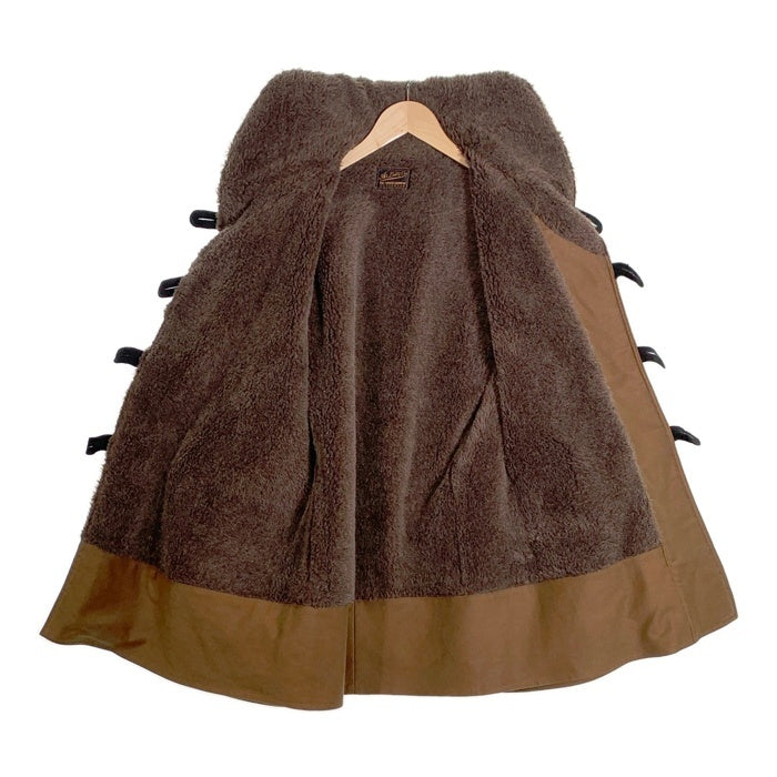 AtLast&Co. アットラスト FIELD COAT フィールドコート ショールカラー ボア ダブル ジャケット ブラウン Lot614 Size 40 福生店