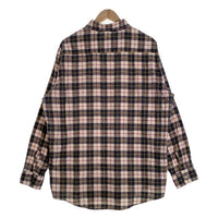 80's TOWNCRAFT タウンクラフト フランネルチェックシャツ コットン ホワイト ネイビー Size XL-R 福生店