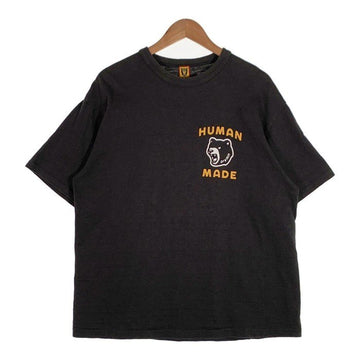 HUMAN MADE ヒューマンメイド S/S TEE プリントTシャツ ブラック 熊 Size XL 福生店