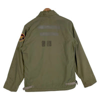 70~80's U.S.NAVY 米海軍 A-2 デッキジャケット オリーブ スコービルファスナー Size S 相当 福生店