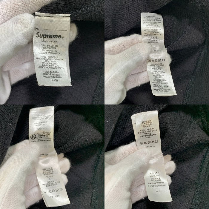 SUPREME シュプリーム 23AW Box Logo Hooded Sweatshirt ボックスロゴ プルオーバー フーディー パーカー ブラック Size S 福生店