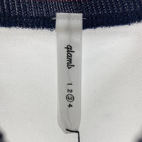 glamb グラム クロスボーン フットボールシャツ ホワイト GB16AT/SU12 Size 3 瑞穂店