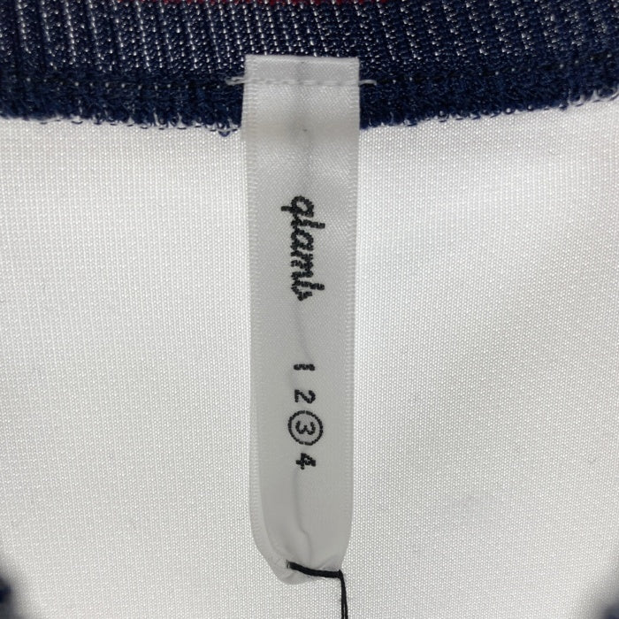 glamb グラム クロスボーン フットボールシャツ ホワイト GB16AT/SU12 Size 3 瑞穂店