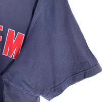 SUPREME シュプリーム 24SS Cracked Arc S/S Tee クラックドアーチロゴ ショートスリーブTシャツ プリント USED加工 ネイビー Size XXL 福生店