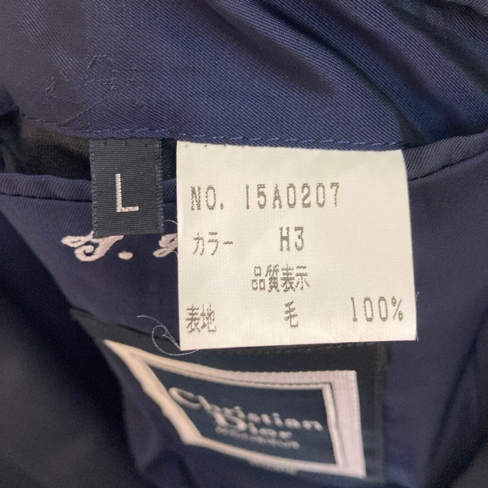 Christian Dior MONSIEUR クリスチャンディオール ムッシュ ウール ダブル ブレザー 金釦 テーラードジャケット ネイビー sizeL 瑞穂店