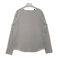 RADIALL ラディアル ビッグワッフル ボートネックロングスリーブTシャツ グレー Size M 瑞穂店