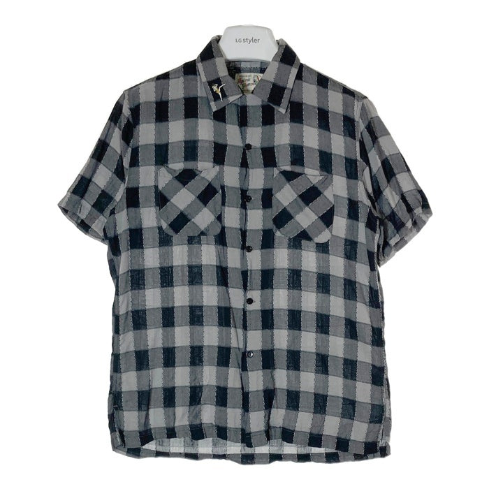 HYSTERIC GLAMOUR ヒステリックグラマー 0251AH08  チェックシャツ グレー sizeM 瑞穂店