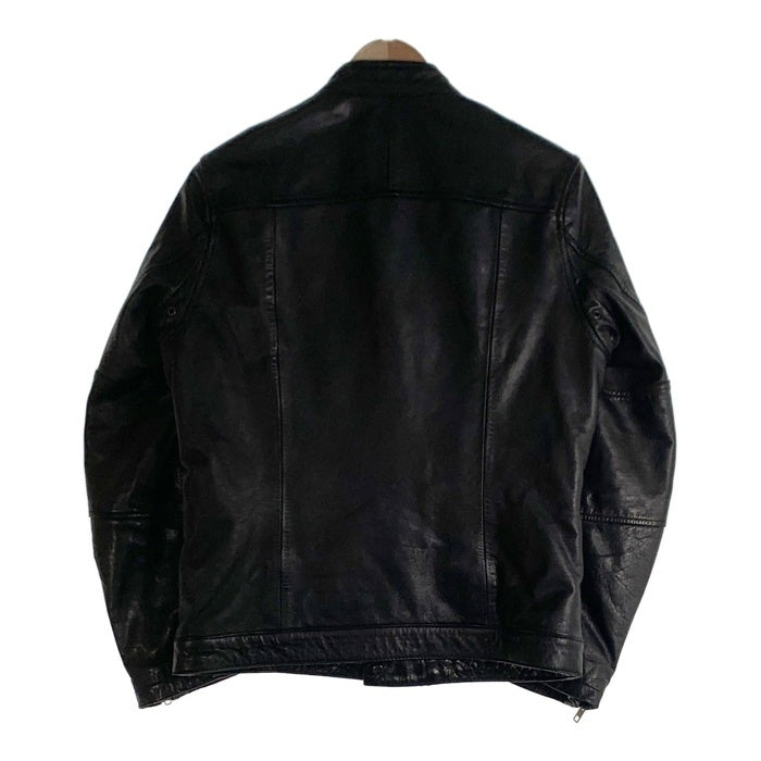 Paul Smith JEANS ポールスミスジーンズ シングル ライダースジャケット ホースハイド ブラック 593LB Size M 福生店