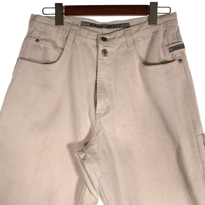 90's PACO SPORT パコ スポーツ ダック ペインターショーツ ホワイト Size 34 福生店