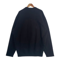 VETEMENTS ヴェトモン 18AW Baseball Logo Embroidered Sweatshirt ベースボールロゴ クルーネック スウェット ブラック MAH18TR31 Size M 福生店