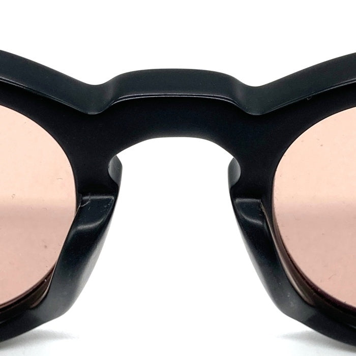 JULIUS TART OPTICAL ジュリアスタートオプティカル AR 44/22 PL-001A 艶消しブラックフレーム イエローレンズ サングラス ブラウン 瑞穂店