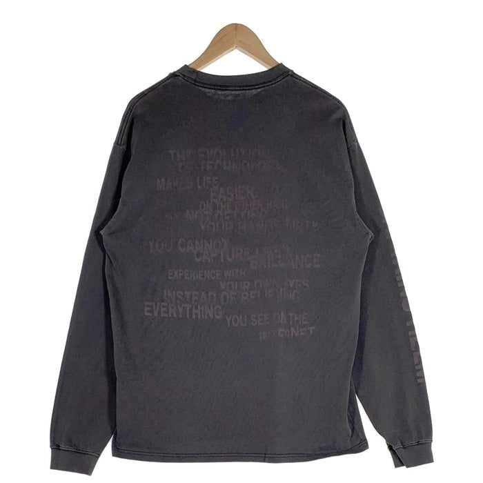 CAPTAINS HELM キャプテンズヘルム RUNNING FORM L/S TEE ロンT ロングスリーブ ランニングフォーム 長袖 Tシャツ  グレー CH-25-SS-06 Size L 福生店