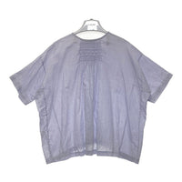 ARTS&SCIENCE アーツアンドサイエンス コットン リネン ブラウス シャツ ラベンダー 0241-L6180-1070 Size 1 瑞穂店