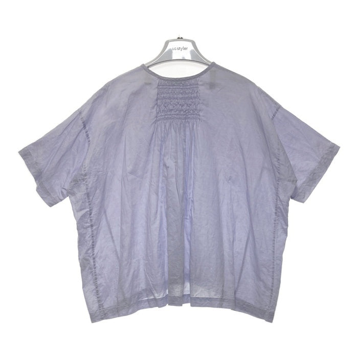 ARTS&SCIENCE アーツアンドサイエンス コットン リネン ブラウス シャツ ラベンダー 0241-L6180-1070 Size 1 瑞穂店