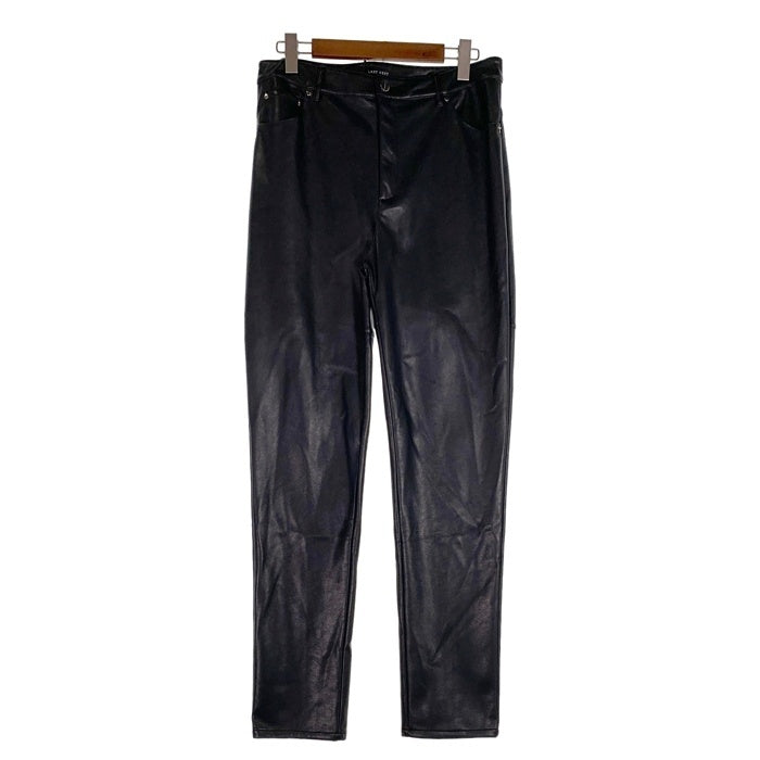 LAST NEST ラストネスト Leather Slim Trouser レザースリムトラウザー パンツ ブラック lastnest-25ss-02 Size XL 福生店