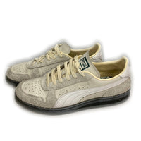 PUMA プーマ Indoor PRM インドア プレミアム スウェードローカットスニーカー ライトグレー クリーム 398179-01 Size 27cm 瑞穂店