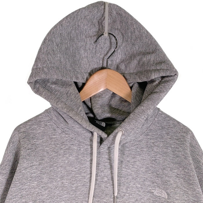THE NORTH FACE ノースフェイス Small Logo Heather Sweat Hoodie 刺繍 スモールロゴ ヘザー スウェット プルオーバー フーディー パーカー グレー NT62342 Size XL 福生店