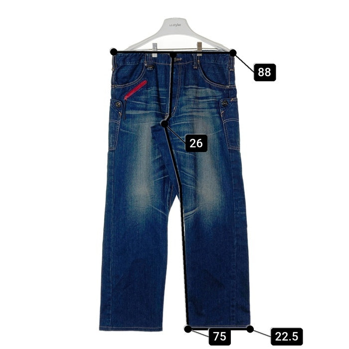 Levi’s FLU リーバイス フリュー 757Φ 変形デニムパンツ サンプル品 インディゴ size34 瑞穂店
