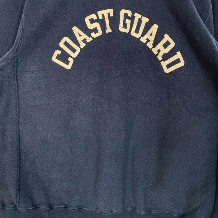 90's Champion チャンピオン COAST GUARD リバースウィーブ クルーネックスウェットトレーナー ネイビー 刺繡タグ Size L 福生店