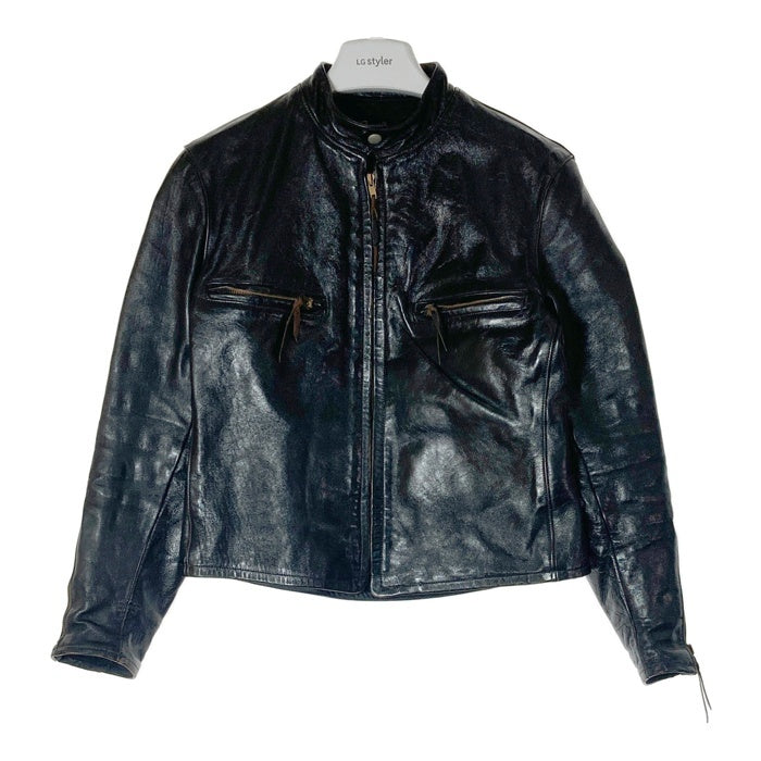 BUCO ブコ ｘThe REAL McCOY'Sリアルマッコイズ ホースハイド シングルライダース ブラック size38 瑞穂店
