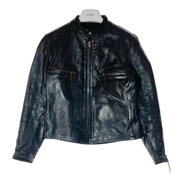 BUCO ブコ ｘThe REAL McCOY'Sリアルマッコイズ ホースハイド シングルライダース ブラック size38 瑞穂店