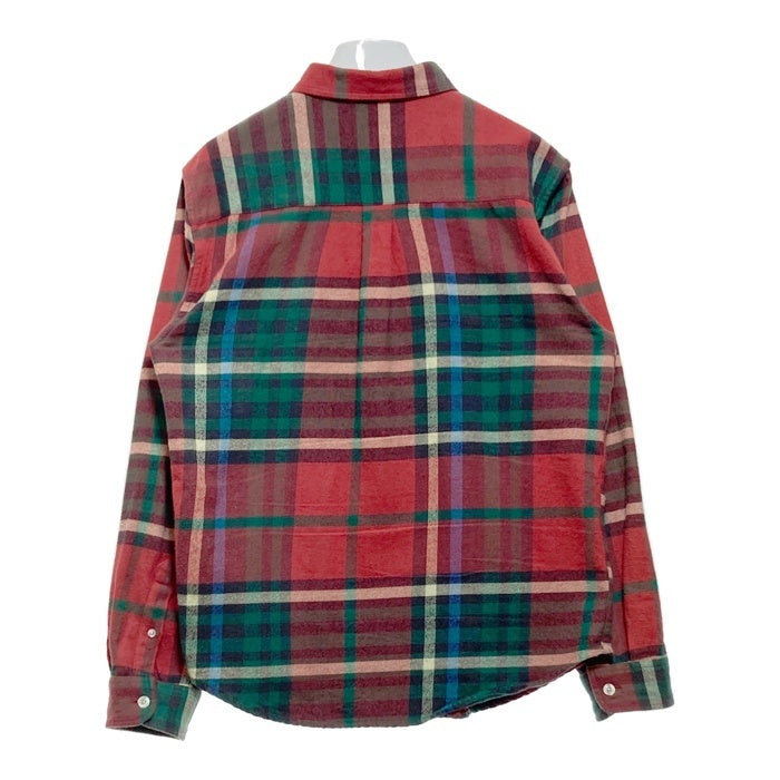 STUSSY ステューシー チェック フランネルシャツ レッド グリーン Size M 瑞穂店