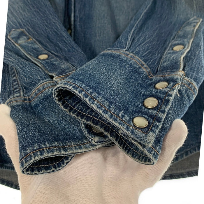 Wrangler ラングラー nano・universe ナノユニバース 別注 ウエスタン デニムシャツ ライトブルー S9102 Size L 福生店