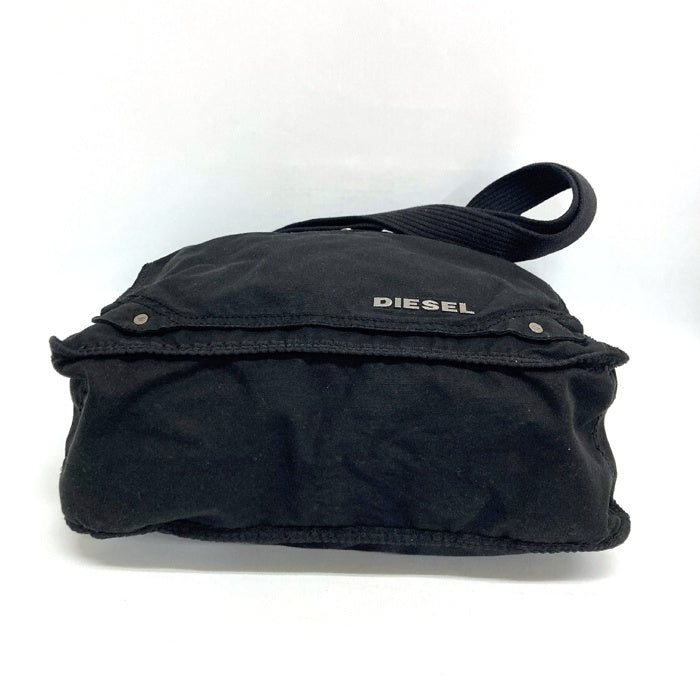 DIESEL ディーゼル ショルダーバッグ キャンバス ブラック 瑞穂店