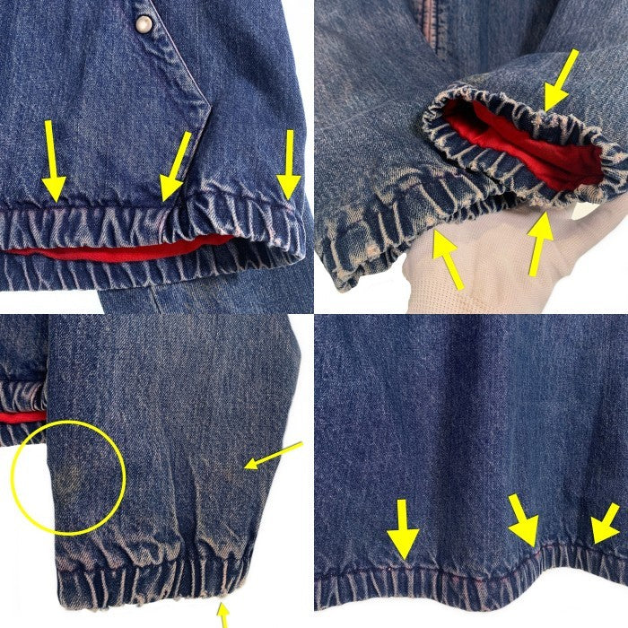 Polo Ralph Lauren ポロラルフローレン デニム ジップアップジャケット スウィングトップ インディゴ USA製 Size XL 福生店
