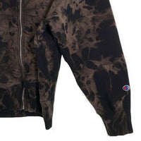 Champion チャンピオン REVERSE WEAVE リバースウィーブ ジップアップ フーディー パーカー ブラック タイダイ Size S 福生店