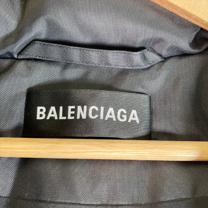 BALENCIAGA バレンシアガ 533912 ダウンジャケット グリーン×ブラック sizeXL 瑞穂店
