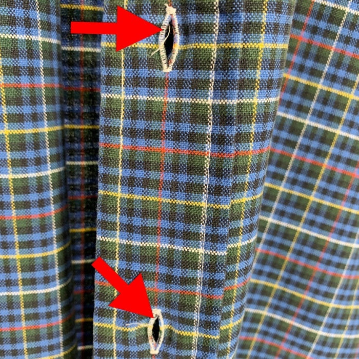 Ralph Lauren ラルフローレン BLAKE ボタンダウン チェックシャツ ブルー コットン Size L 福生店