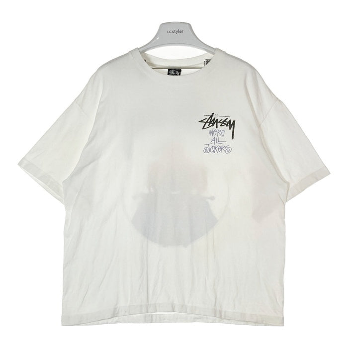 STUSSY ステューシー ジョーカープリント Tシャツ OLD ヴィンテージ ホワイト sizeXL 瑞穂店