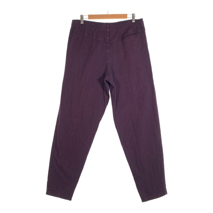 80-90's STUSSY ステューシー ビーチパンツ イージー テーパード パープル USA製 Size S 福生店