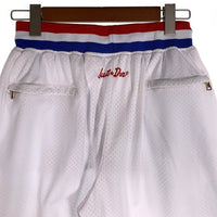 JUST DON ジャストドン NBA ALL STAR バスケットボール ショーツ ハーフパンツ ホワイト レッド ブルー USA製 Size L 福生店