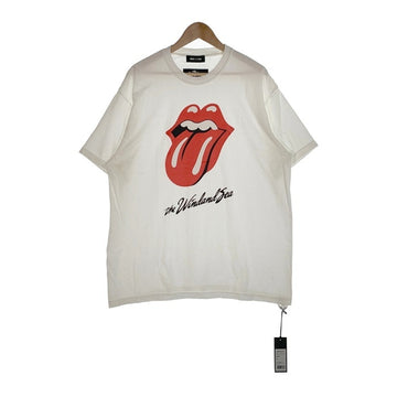 WIND AND SEA ウィンダンシー The Rolling Stones Tonque&Lips S/S Tee ローリングストーンズ タン&リップ プリントTシャツ ホワイト Size XL 福生店