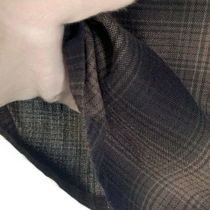 CALTOP キャルトップ アクリル 長袖 オンブレ チェック シャツ チャコール ブラック USA製 Size L 福生店