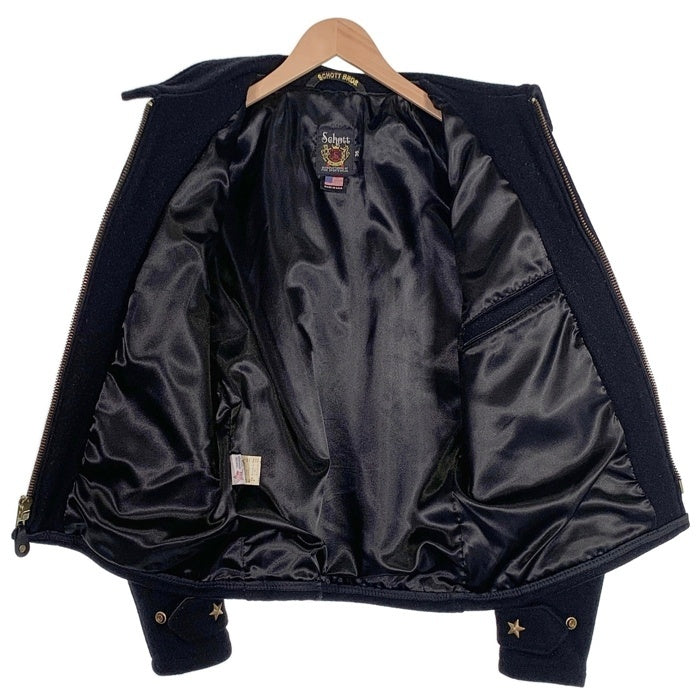 Schott ショット ウール CPOジャケット ブラック 7176 USA製 Size 36